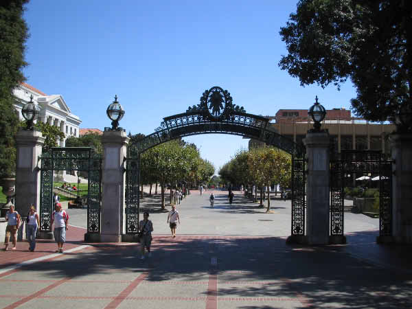 Sather Gate on Berkeley Campus.